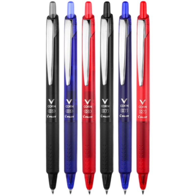 【黑武士】日本PILOT百乐笔LVKN-15EF按动中性笔Vcorn威宝签字笔