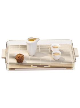 轻奢风沥水茶盘可拆卸易清洗
