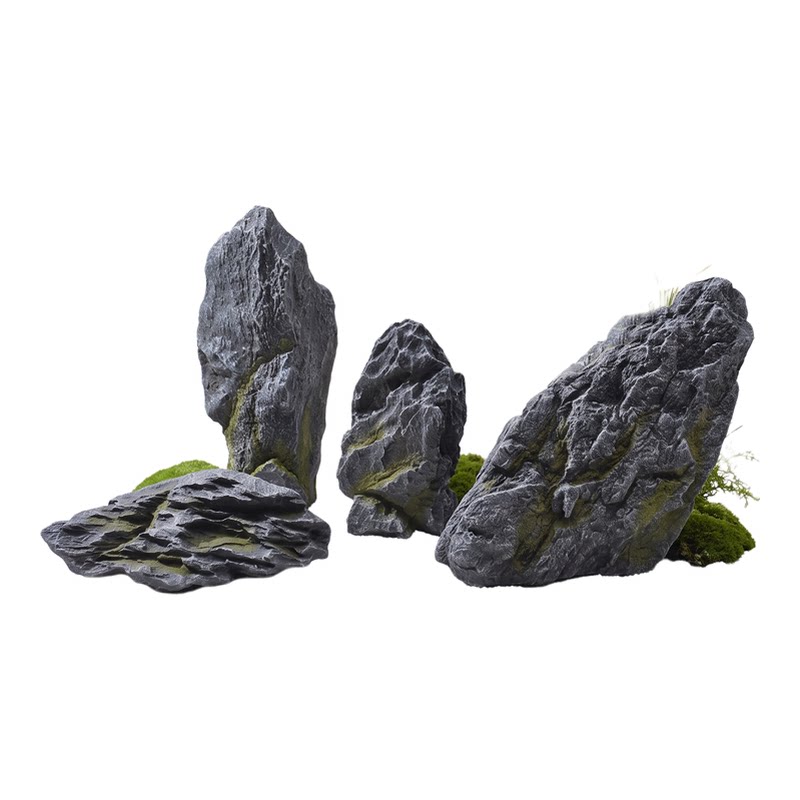 仿真玻璃钢假山石庭院造景摆件