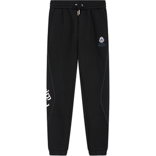 BM星球徽章解构裤子潮牌痞帅炸街男士高端休闲裤秋冬款运动卫裤