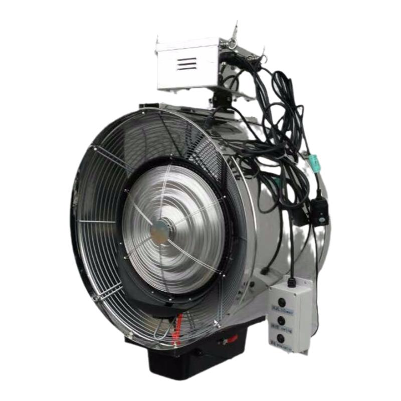 工业喷雾风机加水雾化降温加湿悬挂摇头壁挂大吊顶风扇ＧＺ560Ｗ