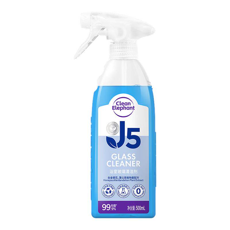 轻洁象J5浴室玻璃清洁剂水垢皂垢卫生间卫浴玻璃门镜子瓷砖清洁剂