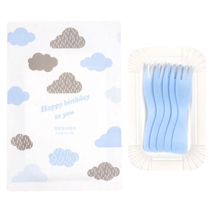 纸盘碟子一次性网红蛋糕餐具生日蛋糕刀叉套装刀叉盒派对四合一