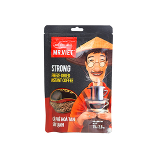 越南先生MR VIET速溶咖啡 三合一咖啡粉特浓 拿铁黑咖啡越南特产