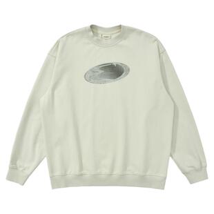 Mentmate 秋冬复古做旧中性风印花圆领卫衣 男女百搭休闲套头上衣