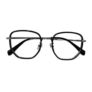 超轻6克钛架眼镜近视女款网上可配有度数素颜显脸小平光眼睛框架