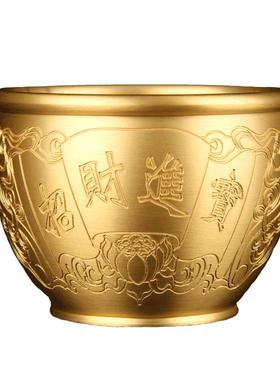 铜米缸聚宝盆百福如意家居