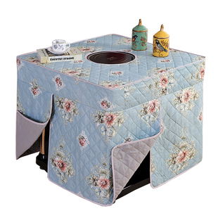 新款电炉罩正方形烤火被罩加厚电暖炉套取暖炉罩棉套