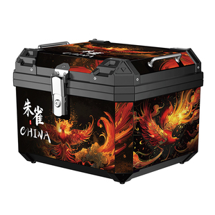 摩托车后备箱摩旅防水带锁电动车后备箱大容量加厚非铝合金尾箱