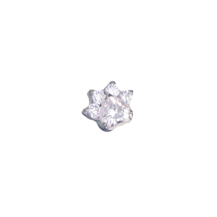 Shinma 【闪耀萌爪】钛合金猫爪爆闪锆石蛋白石耳钉耳骨钉精致