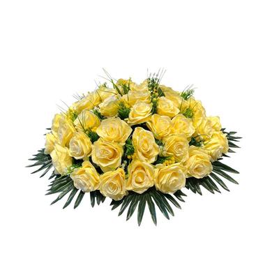 星尘大圆桌中间餐桌花摆花