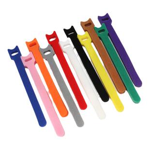 魔术贴T型扎带 耳机缠绕绑带数据线网线捆绑带 家用粘贴式扎带1片