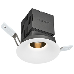 yeelight易来全光谱智能无边框筒灯嵌入式防眩LED射灯客厅T4白杯