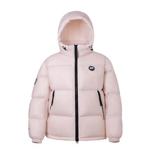 骆驼户外熊猫羽绒服女冬季2026三防蓄热白鸭绒加厚面包服外套