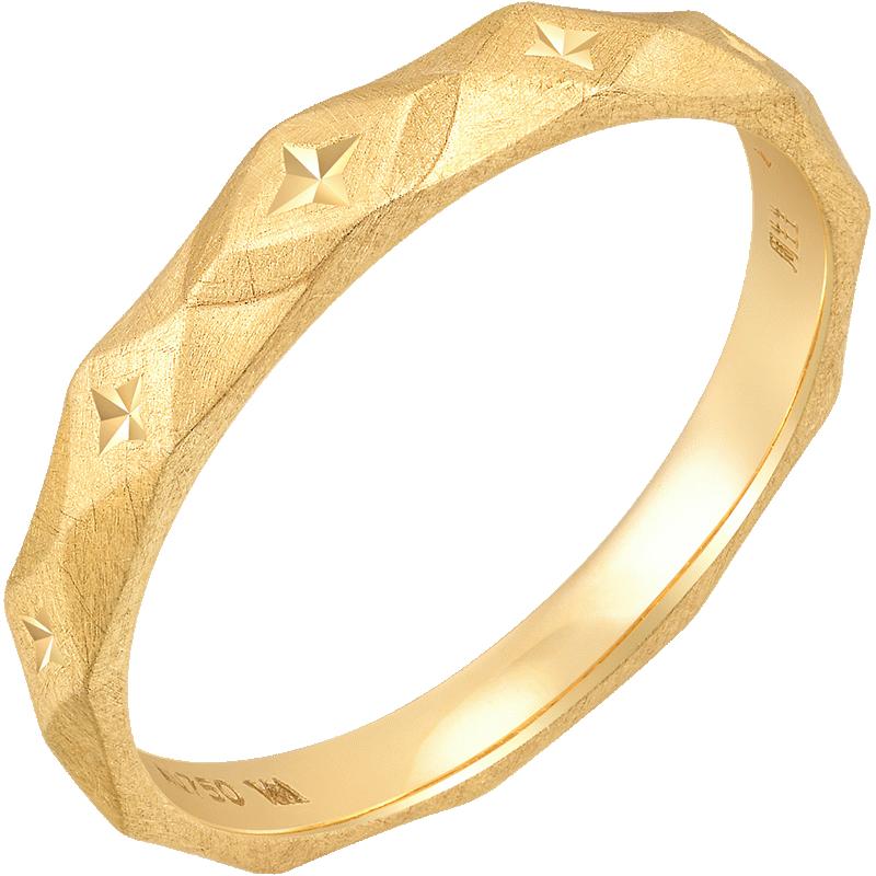 周生生V&A情诗18K金戒指情侣对戒订婚个性设计93127R