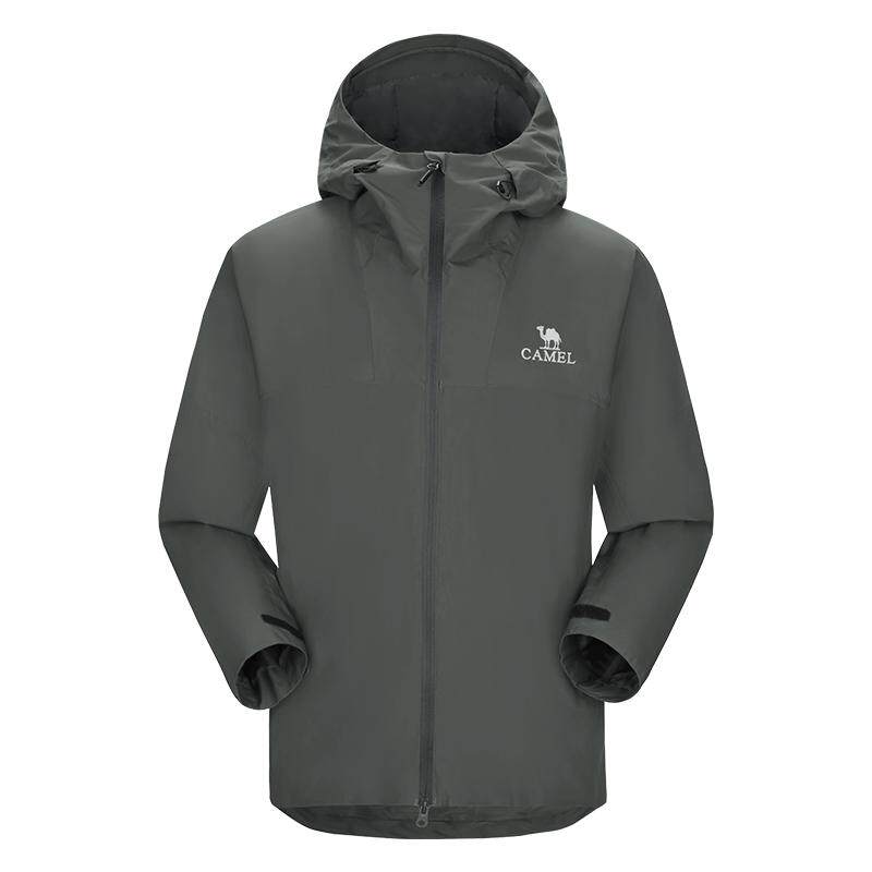 加宽帽檐防水轻量单层硬壳骆驼