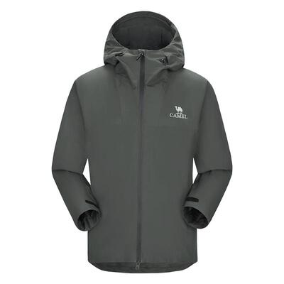 加宽帽檐防水轻量单层硬壳骆驼