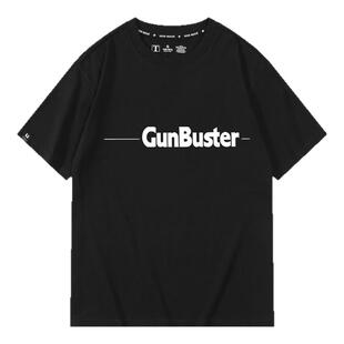 飞跃巅峰钢巴斯塔Gunbuster周边纯棉短袖T恤男女夏季