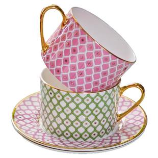 结婚纪念礼物俄皇LOMONOSOV骨瓷咖啡杯碟STAR系列套装下午茶茶具