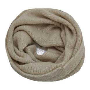 鹿王羊绒脖套男女通用纯色围巾百搭保暖时尚气质防寒秋冬新款