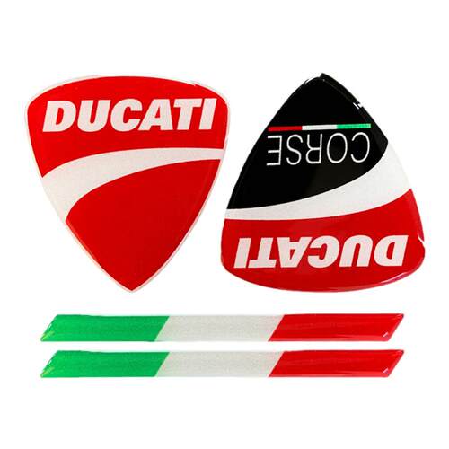 适用于杜卡迪DUCATI821/1199车标反光贴纸摩托车头盔防水改装贴花