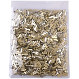 美甲异形钻饰品白色平底大小号迷你水滴爱心正方透明钻指甲配饰钻