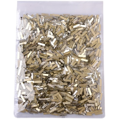 美甲白色异形钻饰品指甲钻100颗