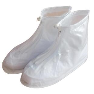 雨鞋套下雨防水防雨鞋套防滑加厚耐磨男女士儿童反复使用茶卡盐湖