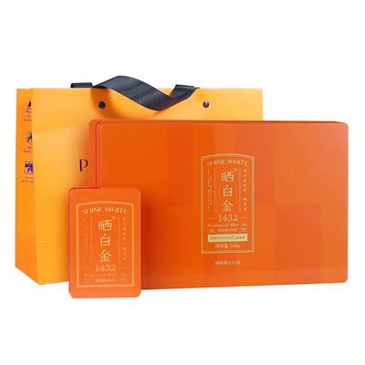 品品香晒白金1432陈皮白茶108g