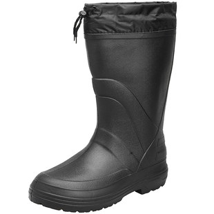 保暖雨鞋男一体加绒高筒雨靴外卖钓鱼轻便水靴加厚防水冬天洗车鞋