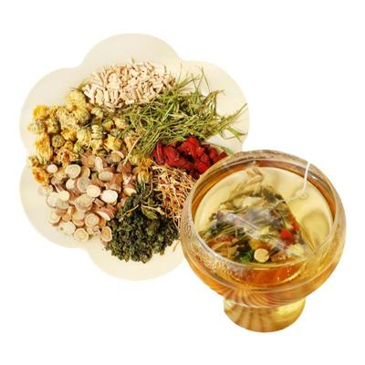 金银花竹叶茶菊花甘草凉茶