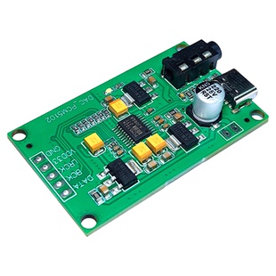 PCM5102A I2S树莓派数字音频输入DAC解码板器转3.5模拟输出模块