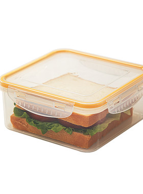 三明治便当盒可微波炉加热饭盒沙拉轻食贝果寿司点心便携保鲜餐盒