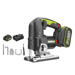 威克士锂电曲线锯木工电动WU550无刷充电式木板切割定制家装神器