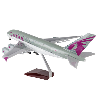 飞机模型卡塔尔航空a380航模