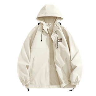 GV真维斯夹克外套男冲锋衣服春秋季户外防风防水运动登山服男款A