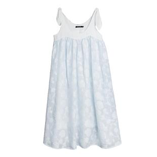 【自营】【ESTER HSU】ELLE洋气印花连衣裙女2025夏兔耳减龄a字裙