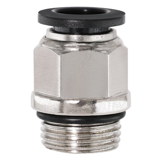 g螺纹气管气动快速接头GPC8-02带密封圈快插接头气动元件直通4-m5