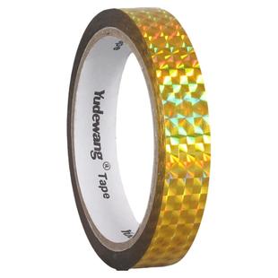 彩色婚庆婚礼装饰胶纸DIY手工贴色纸花闪光镭射金色胶带礼盒包装