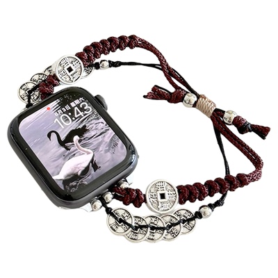 招财进宝民族风适用iwatch表带