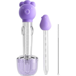 硅胶带刻度宝宝喂药器婴儿喂水防呛幼儿吸管吃药多用滴管儿童神器