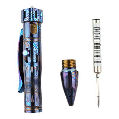 CooYoo酷友PX10枪栓战术笔 钛/锆合金 钛大马 防卫笔 高端EDC装备