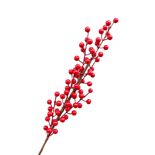 金色仿真花新年福桶插花材料发财果红果过年叶子花材年宵花冬青果