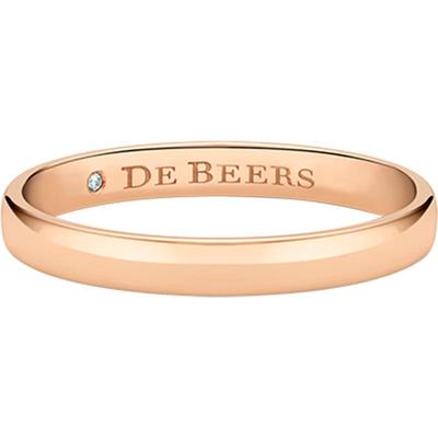 debeers戴比尔斯戒指玫瑰金