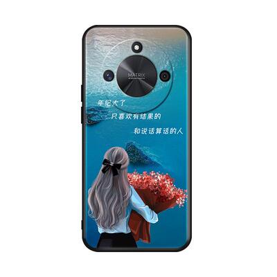 luckrider适用于荣耀X50手机壳新款全包防摔华为ALI一AN00保护套。向钱冲x5o叉五零x5o男女曲屏ⅹ50外壳honor