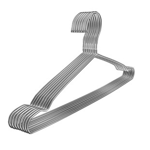 加粗不锈钢304衣架家用加厚凉晾衣撑架子铁晒无痕衣挂衣服的撑子