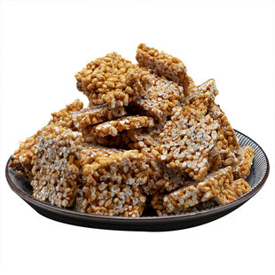 安徽霍山特产农家纯手工制作红薯米糖炒米子糖脆香儿时原味小零食