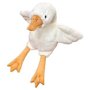 正品大白鹅抱枕毛绒玩具大鹅公仔娃娃玩偶睡觉抱夹腿生日礼物女生