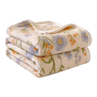 洁丽雅牛奶绒毛毯子沙发毯午睡毯床上用加厚保暖盖毯办公室午休被