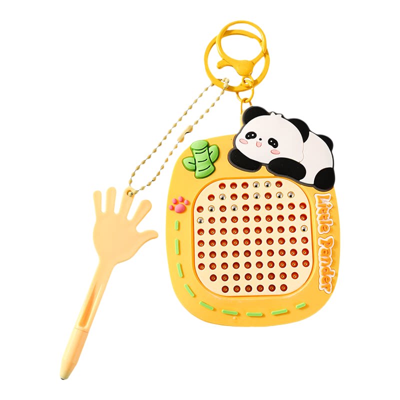 创意熊磁吸钢珠贴片画板车钥匙扣